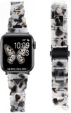 Resin Bracelet Chain-Link Apple Watch Band for Women with Butterfly Chain-Link Style